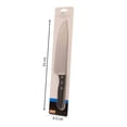 thumbnail image 3 of Cuchillo de Chef Mainstays de Acero Inoxidable Mango Negro de Madera 33.2 cm, 3 of 4
