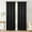 Black, variant on HKEJIAOI 52"x63" Light-Blocking Thermal Insulated Sunscreen Curtains for Bedroom Living Room Balcony, High Precision Elegant Fabric with Grommet Top