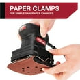 Hyper Tough 2 Amp Corded 1/4 Sheet Palm Sander with Dust Bag, Vacuum