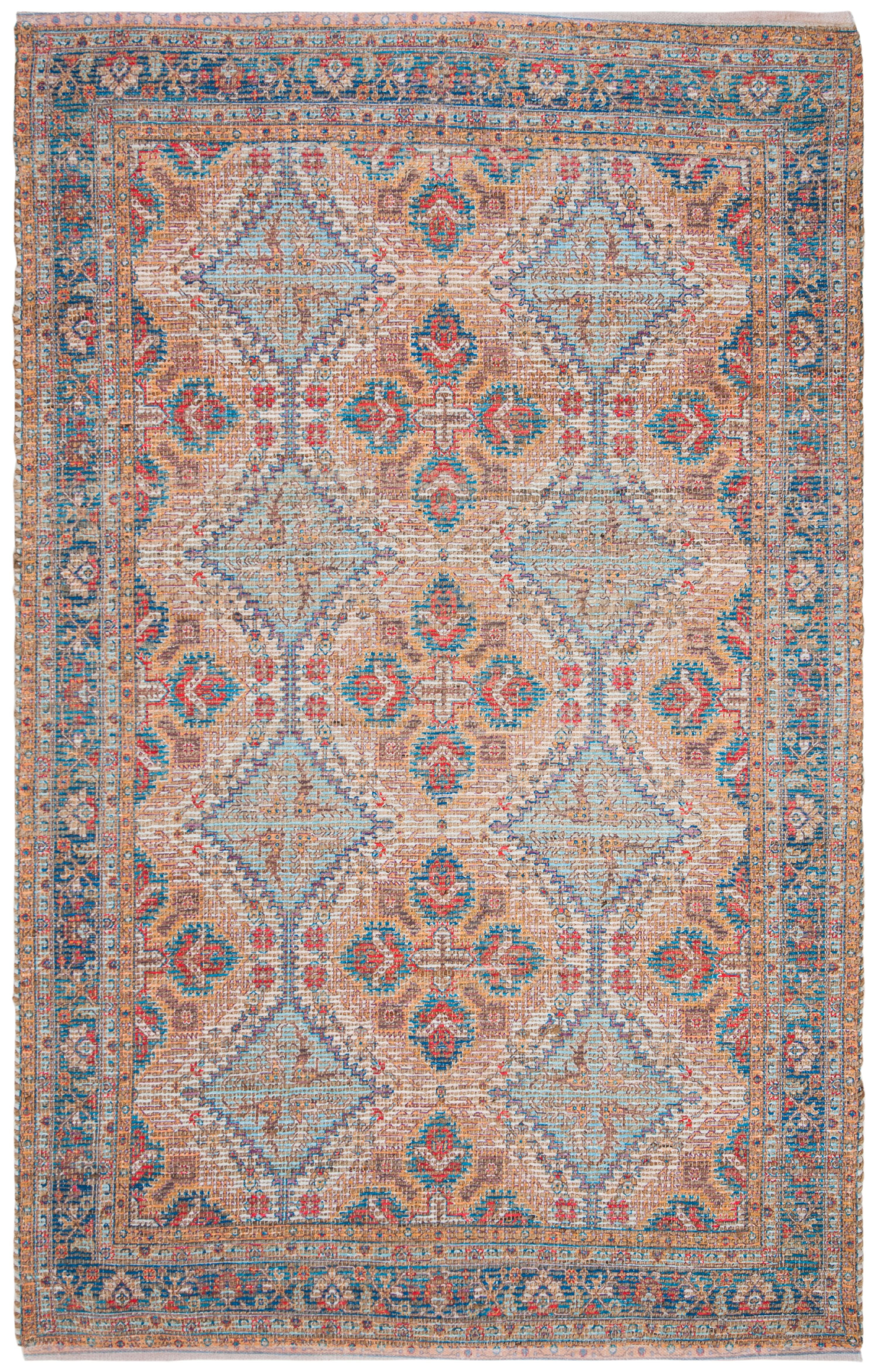 Safavieh  Handmade Saffron Zizi Modern Tribal Cotton Rug 8'  x  10' 8' x 10' Indoor Rectangle