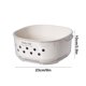 thumbnail image 2 of Cesta organizadora de cocina | Escurridor de plástico apto para alimentos | Almacenamiento que ahorra espacio para verduras y utensilios | Diseño duradero y fácil de limpiar | Multiusos | Blanco | 1, 2 of 5