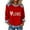 Hot Pink, variant on Women's Sweatshirts Patchwork Denim Sweater Pullover Long Sleeve Splicing Fall Casual Cardigan