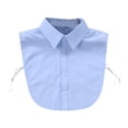 thumbnail image 2 of Cuello falso elegante Salvador para mujer color azul blusas S, 2 of 9
