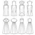 thumbnail image 3 of BUTTERICK PATTERNS B6051B50 B6051 Misses' Dress Sewing Template, Size B5 (8-10-12-14-16), 3 of 6