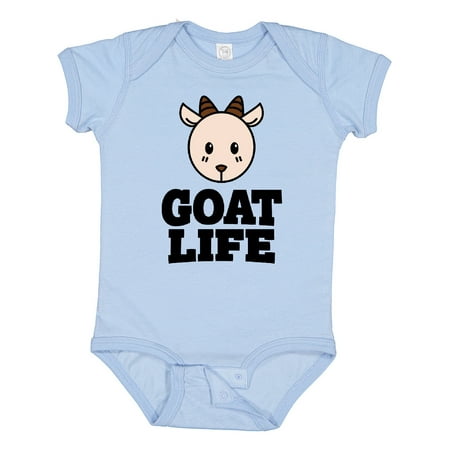 

Inktastic Goat Life Gift Baby Boy or Baby Girl Bodysuit