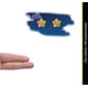 thumbnail image 5 of Aretes Broqueles Estrella Oro Puro 14k V VAROURO EST.1991 Broquel, 5 of 6