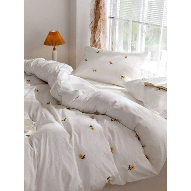 Regal Stitch Draps de Lit - Blanc