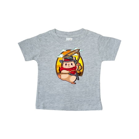 

Inktastic Cowboy Baby Clothes Hamster Gift Baby Boy or Baby Girl T-Shirt