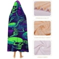 thumbnail image 4 of Gothic Skull Fleece Wearable Blanket for Adults with Halloween Themed Hooded Blanket Warm Cozy Bones Gift for Women, 4 of 6