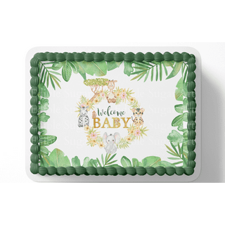 Baby Shower Welcome Sign, Greenery Gold Dinosaur Baby Shower Welcome  Poster, Jungle Theme Baby Shower Signs, Animal Theme Baby Shower, Baby  Shower