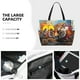 thumbnail image 3 of Fotbe Colorful Plant Tiger Bolsa de Viaje para Playa - Resistente al Agua, Bolsa Tote de Gran Capacidad y Ligera con 7 Bolsillos para Mujeres y Hombres, 3 of 7