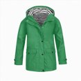 thumbnail image 6 of UYYX Rain Coats For Girls Fall Jacket For Girls Boys Girls Hooded Jackets Cotton Blend Rain Jackets 9-10 Years, 6 of 6