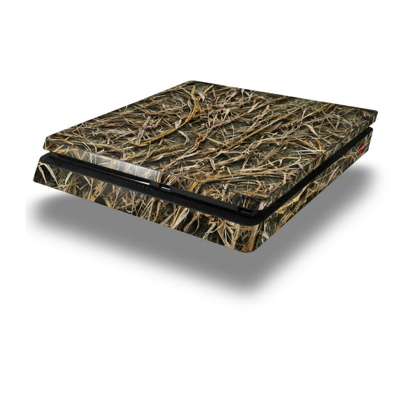 Vinyl Decal Skin Wrap compatible with Sony PlayStation 4 Slim Console WraptorCamo Grassy Marsh Camo (PS4 NOT INCLUDED)