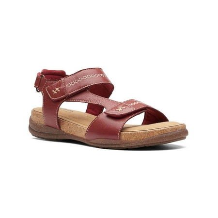 

Clarks Womens Roseville Mae Leather Open Toe Sport Sandals