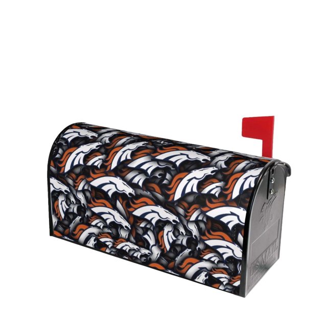 Cubierta para buzón del equipo Broncos Equipada con cubierta protectora magnética para buzón Cubierta protectora para buzón