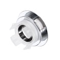 thumbnail image 4 of Uxcell 2 Pack 25.5mm Sink Trim Overflow Cover Ring Hole Insert in Round Caps Silver, 4 of 5
