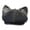 Black, variant on Women's Washed Denim Newsboy Cap 3D Ear Baker Boy Hat Vintage Style