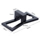thumbnail image 5 of Regla De Cola De Milano Aleación De Aluminio Negro Duro Durable Marcador De Cola De Milano Medidor De Juntas De Madera Vogacara TO004760-00, 5 of 7