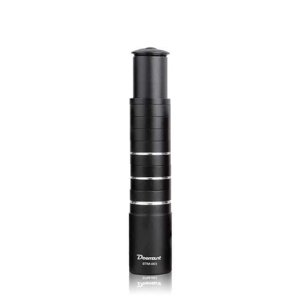 Tenedor vástago extensor extensión de extensión de montaña altura de montaña altura de aleación de aluminio aleación de aluminio subir aumento espaciador accesorio alargante negro 188mm Methold OD019634-05