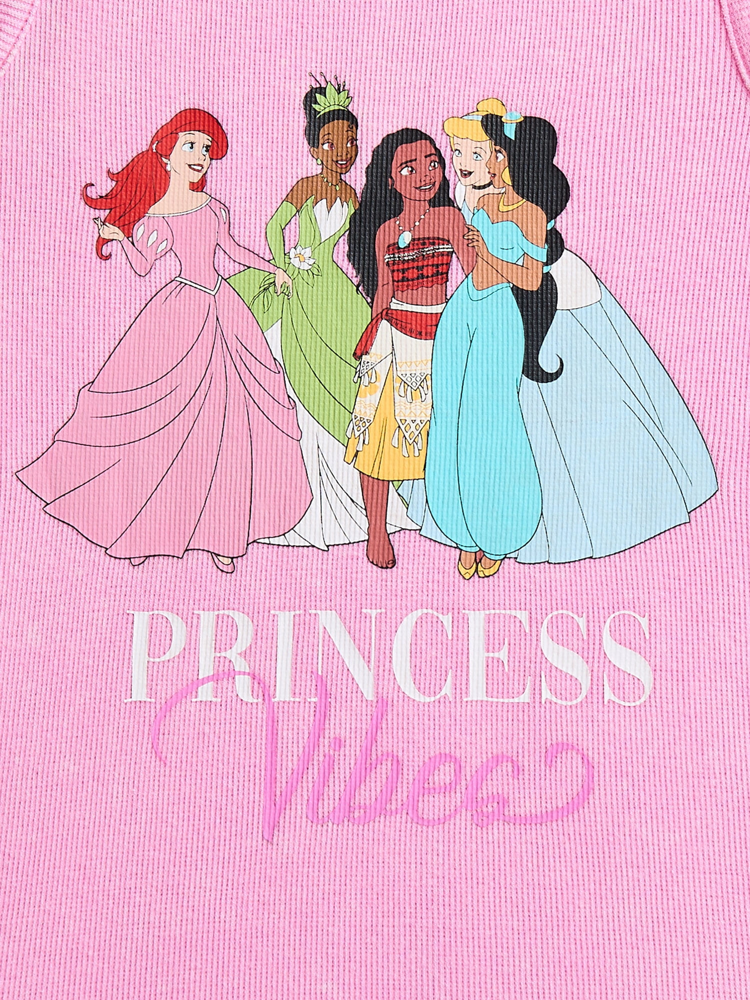 Disney Princess Girls Princess Vibes Mineral Wash Graphic Tank Top, Sizes 4-16
