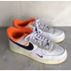 thumbnail image 2 of Size 8 - Ni&ke Air Force 1 '07 LV8 Hoops Pack - White Total Orange, 2 of 6