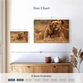 thumbnail image 4 of Elephant Stock Lioness And Cub Wall Art - Horizontal Canvas Wall Art - Living Room Wall Decor - Animal Canvas - Brown And Orange Decor - 12" x 8", 4 of 8
