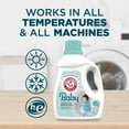 ARM & HAMMER Baby, Hypoallergenic Liquid Laundry Detergent, 100.5 fl oz, 77 Loads