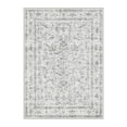 thumbnail image 3 of BERTHMEER 9'x12' Large Area Rug for Living Room Machine Washable Bedroom Rugs Distressed Vintage Oriental Traditional Print Gray Rug for Dining Room Farmhouse Nonsilp Carpet, Gray, 3 of 8