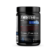 Twister Pre-Workout Powder - Bomb Blast, 375mg Caffeine, 3.2g Beta-Alanine, 25 Servings