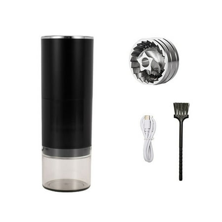 

Electric Coffee Grinder Automatic Beans Portable Espresso Machine Maker Rechargeable Trave Black