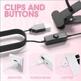 thumbnail image 2 of 3W Portable UV LED Nail Lamp For Fast Drying With USB Cable And Adjustable Clip, 2 of 7