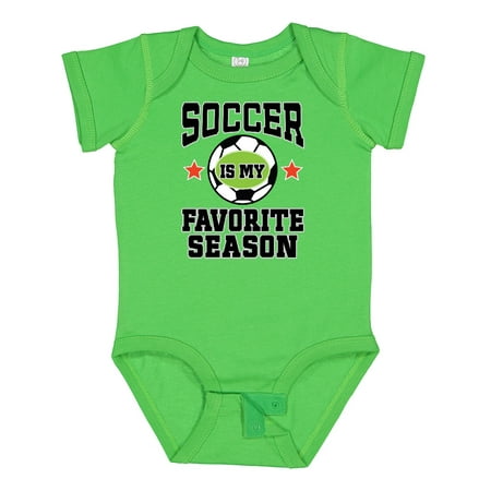 

Inktastic Soccer is My Favorite Season Gift Baby Boy or Baby Girl Bodysuit