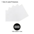 thumbnail image 3 of Unique Bargains Rectangle Label Protectors Waterproof Transparent 0.8'x0.4' 1000 Labels Self Adhesive Seal Stickers, 3 of 5