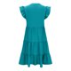 thumbnail image 2 of Vestido de Verano de Manga Corta para las Mujeres Moda Casual Cuello en V Vestido con Ruffles, Poliéster Ligero de Color Sólido para Fiestas, Bodas Y Diario, 2 of 6