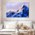 thumbnail image 2 of Elephant Stock Mt Everest Summit Wall Art - Horizontal Canvas Wall Art - Living Room Wall Decor - Nature Canvas - Blue And Purple Decor - 51" x 34", 2 of 8