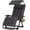 Fossil Gray, variant on DKMOCO Zero Gravity Chair with Canopy, Reclining Camping Lounge Chairs w/Removable Cushion and Cup Holder, Folding Patio Recliner(Blue)