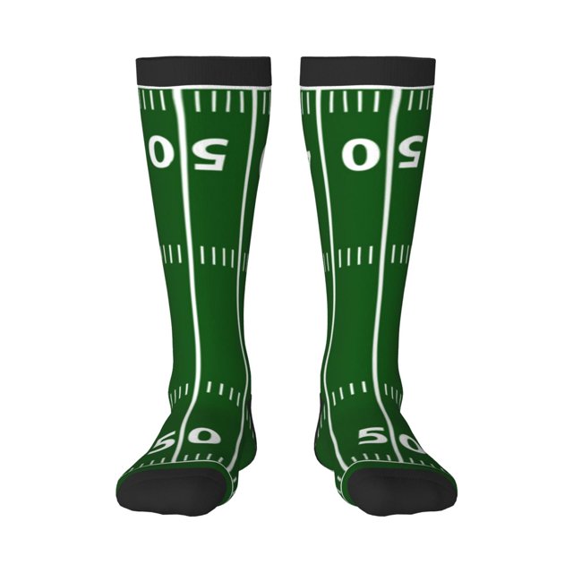Balery American Football Field1 Calcetines novedosos Calcetines deportivos Calcetines hasta la rodilla Calcetines de algodón Calcetines originales y geniales