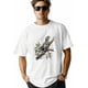 thumbnail image 1 of Men T-Shirt,Soft Crewneck Tee Shirt Retro Lizard on Tree Branch Short Sleeve Casual T Shirts, 1 of 8