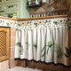 thumbnail image 1 of Café corto de la cortina de la cocina cortinas correderas pequeñas cortinas medias cortinas decoración del hogar y cocina LxH 168x58cm, 1 of 4