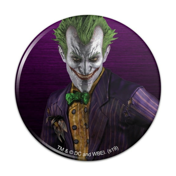 Batman Arkham Asylum Video Game Joker Kitchen Refrigerator Locker Button Magnet