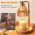 thumbnail image 4 of Yanlin Lampara Calentadora de Velas, 4 Niveles de Brillo Ajustables, Temporizador Lampara Calentadora de Velas, Altura Ajustable L&aacute;mparas Aromatizantes, con 2 bombillas, Regalos de San Vale, 4 of 7