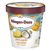 Haagen Dazs Pineapple Coconut Ice Cream, Gluten Free, Kosher, 14 oz