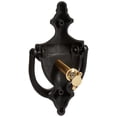 thumbnail image 2 of Baldwin 0103 Colonial Style Solid Brass Door Knocker - Black, 2 of 2