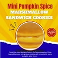 thumbnail image 2 of (2) Mini Pumpkin Spice Marshmallow Sandwich Cookies, 6 Count per Box, Soft Graham Cookie Layers with Fluffy Marshmallow Filling Seasonal Fall Snack, 2 of 7