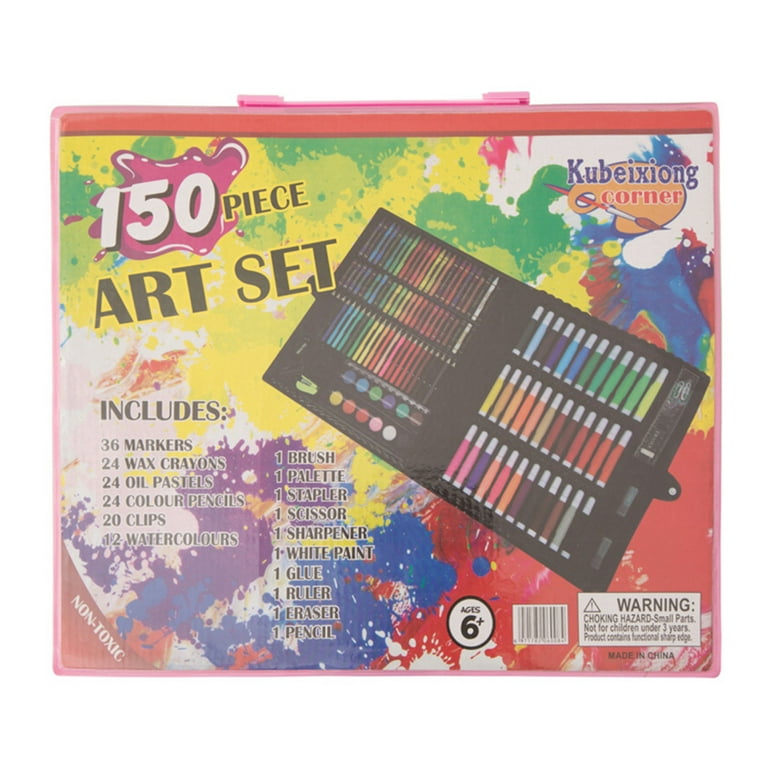 86 Pcs/Box Kids Painting Drawing Art Set With Crayons Oil Pastels