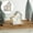 B, variant on HmNPlay Wooden Christmas Village Houses with LED Light, Delicate White Snow Miniature Dollhouse Decor Set for Indoor Mantel Shelf Holiday Party Decoration