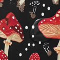 thumbnail image 4 of Coolnut Red Mushroom Shower Curtains Waterproof Fabric Shower Curtain Bathroom with Hooks Washable Bathroom Shower Curtains 60x72 Inch Home Decor, 4 of 6