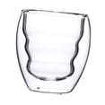 thumbnail image 1 of Tazas de café de doble pared,Taza de té de vidrio para café con aislamiento de doble pared,Taza de café de vidrio resistente al calor de 70 ml transparente,Vaso para beber Taza de café, 1 of 8