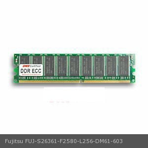- DMS Compatible/Replacement for Fujitsu S26361-F2580-L256 PRIMERGY Econel 10 256MB DMS Certified Memory DDR PC2100 266MHz ECC 32x72 CL2.5 2.5v DIMM - DMS