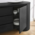 thumbnail image 5 of Duval Sideboard Storage Cabinet in Black, 5 of 10